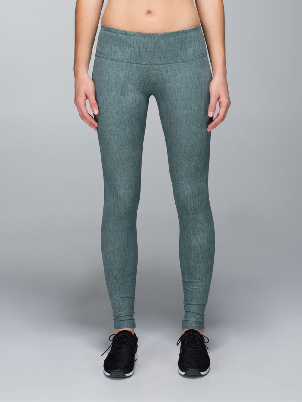 Lululemon Wunder Under Green Workout Leggings Size 8